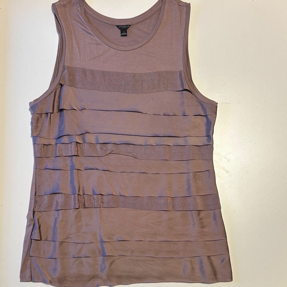 Ann Taylor Mauve Tank Top